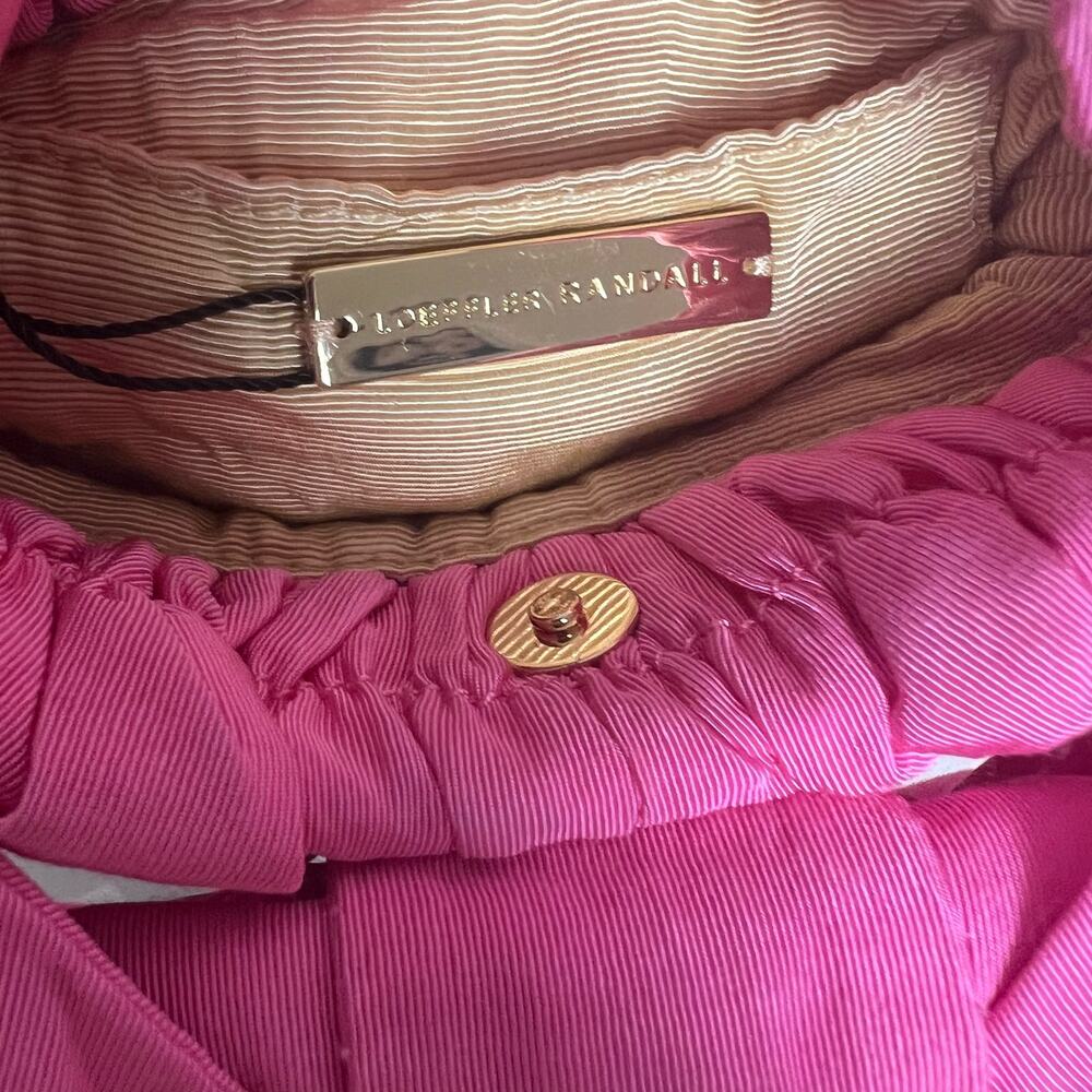 Loeffler Randall Sierra Pink Bow Mini Handbag Purse - Picture 10 of 11